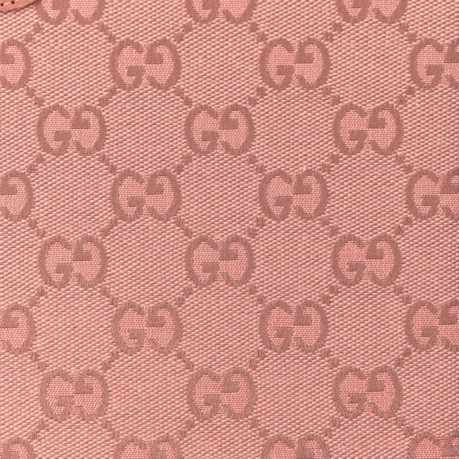 Gucci Monogram Textured Dollar Calfskin Ophidia Pouch Cloche  Rose Pink 3 of 7