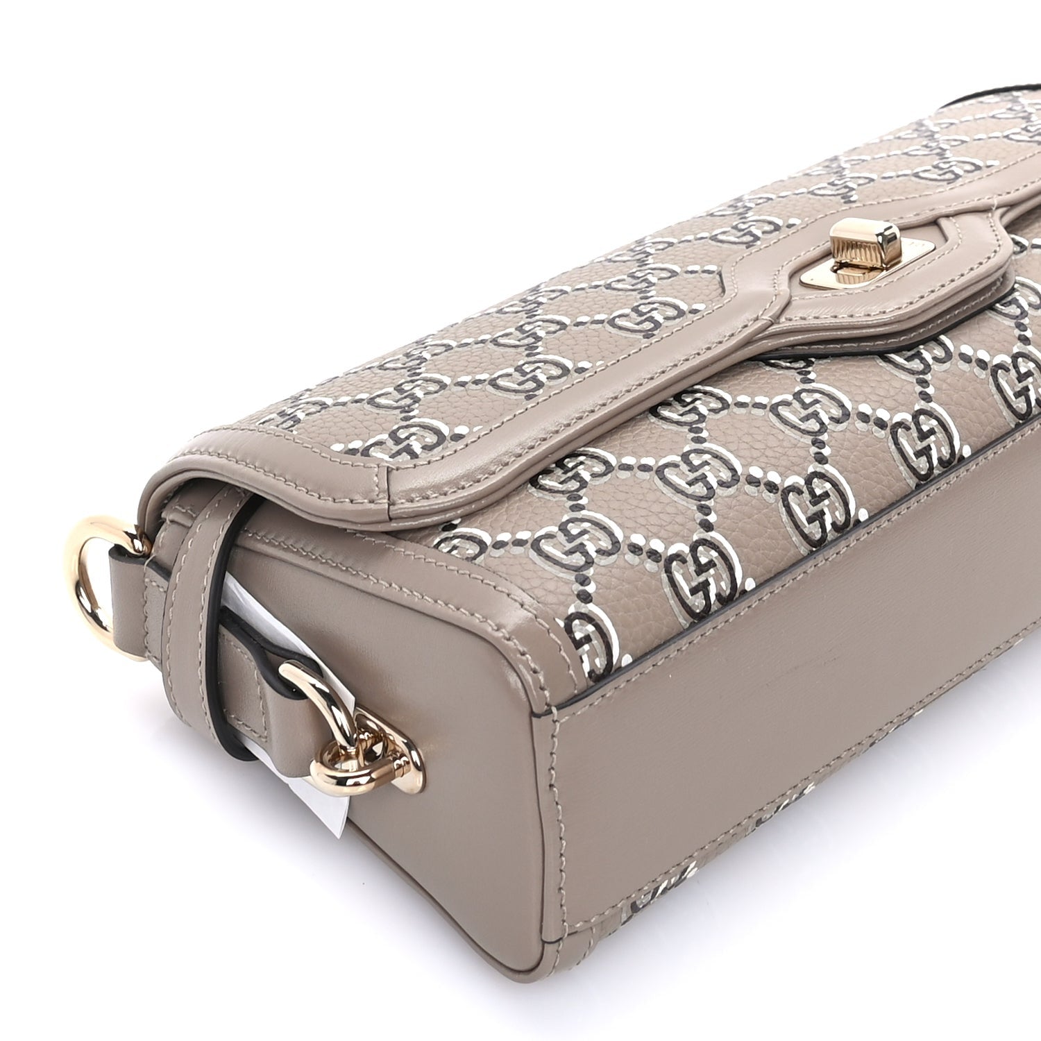 Gucci GG Shadow Monogram Small Luce Shoulder Bag Beige 7 of 7