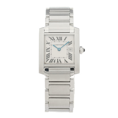 Cartier Stainless Steel 25mm Tank Francaise Quartz Watch 1 of 4