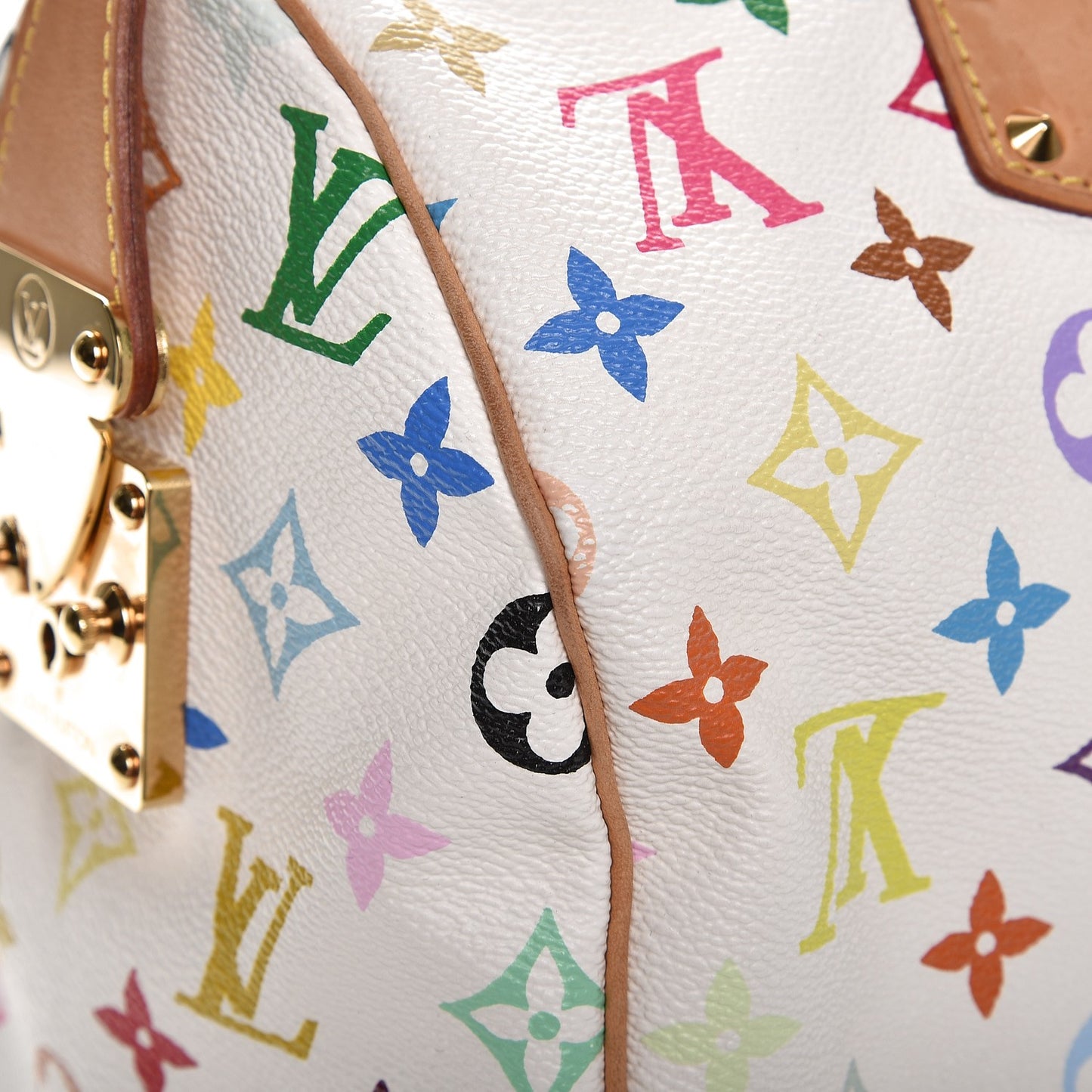 Monogram Multicolor Speedy 30 White