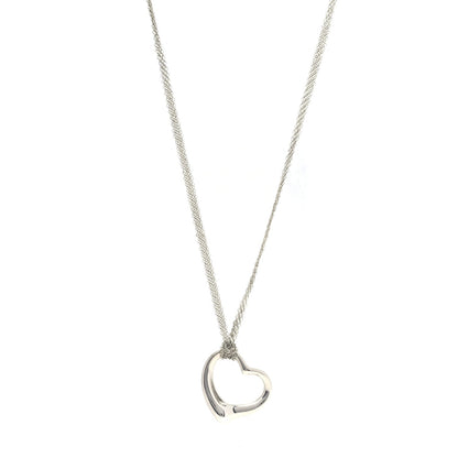 Tiffany Tiffany Sterling Silver Open Heart Mesh Necklace 1 of 3