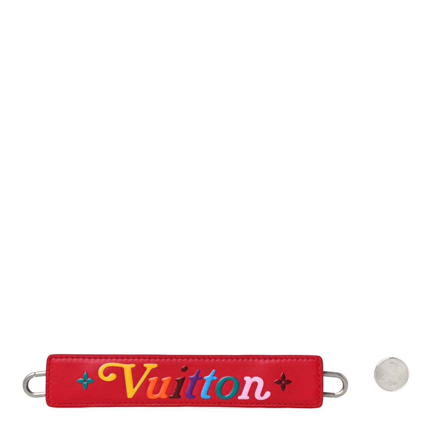 Calfskin New Wave Short Strap Red