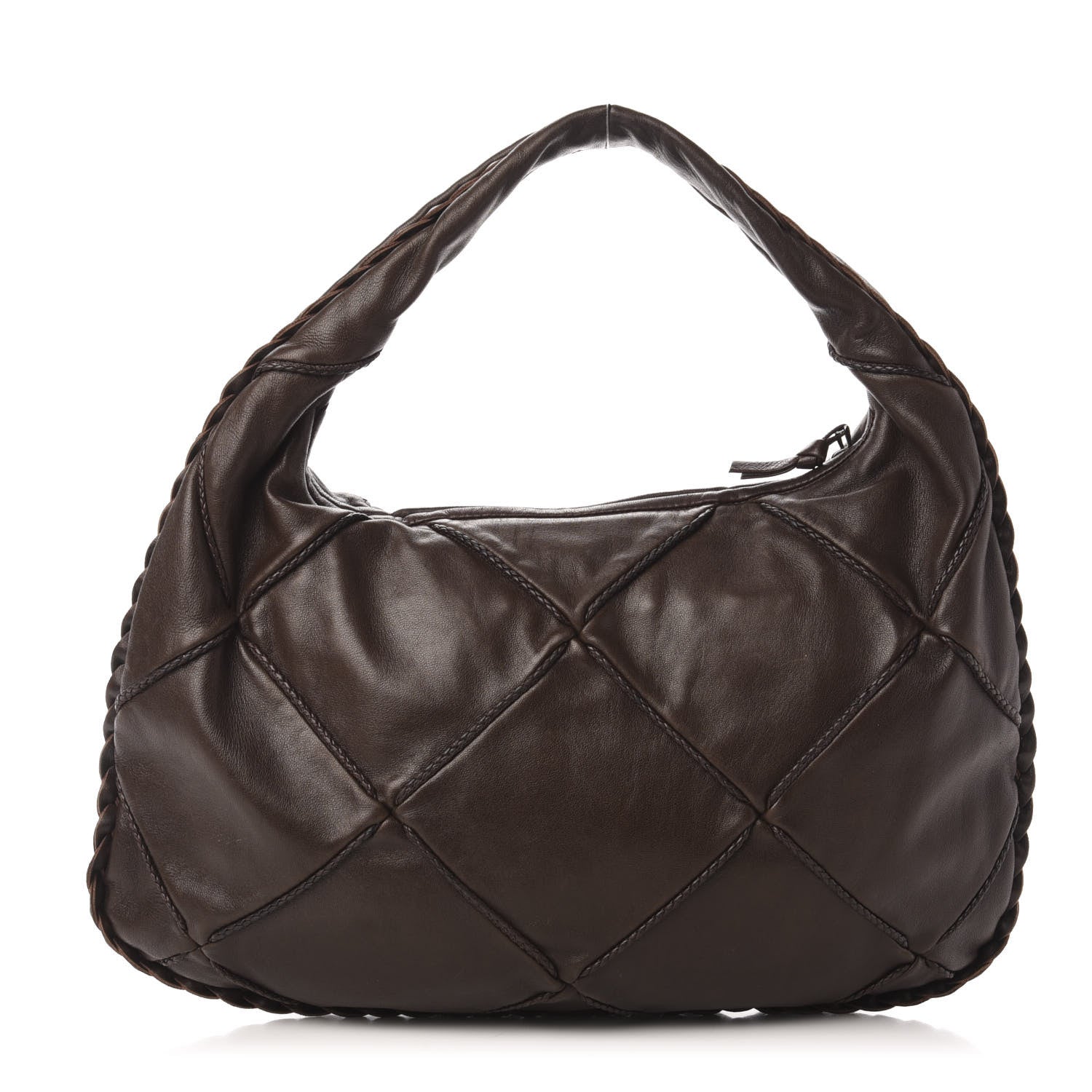 Bottega Veneta Nappa Quilted Medium Veneta Hobo Ebano 1 of 12
