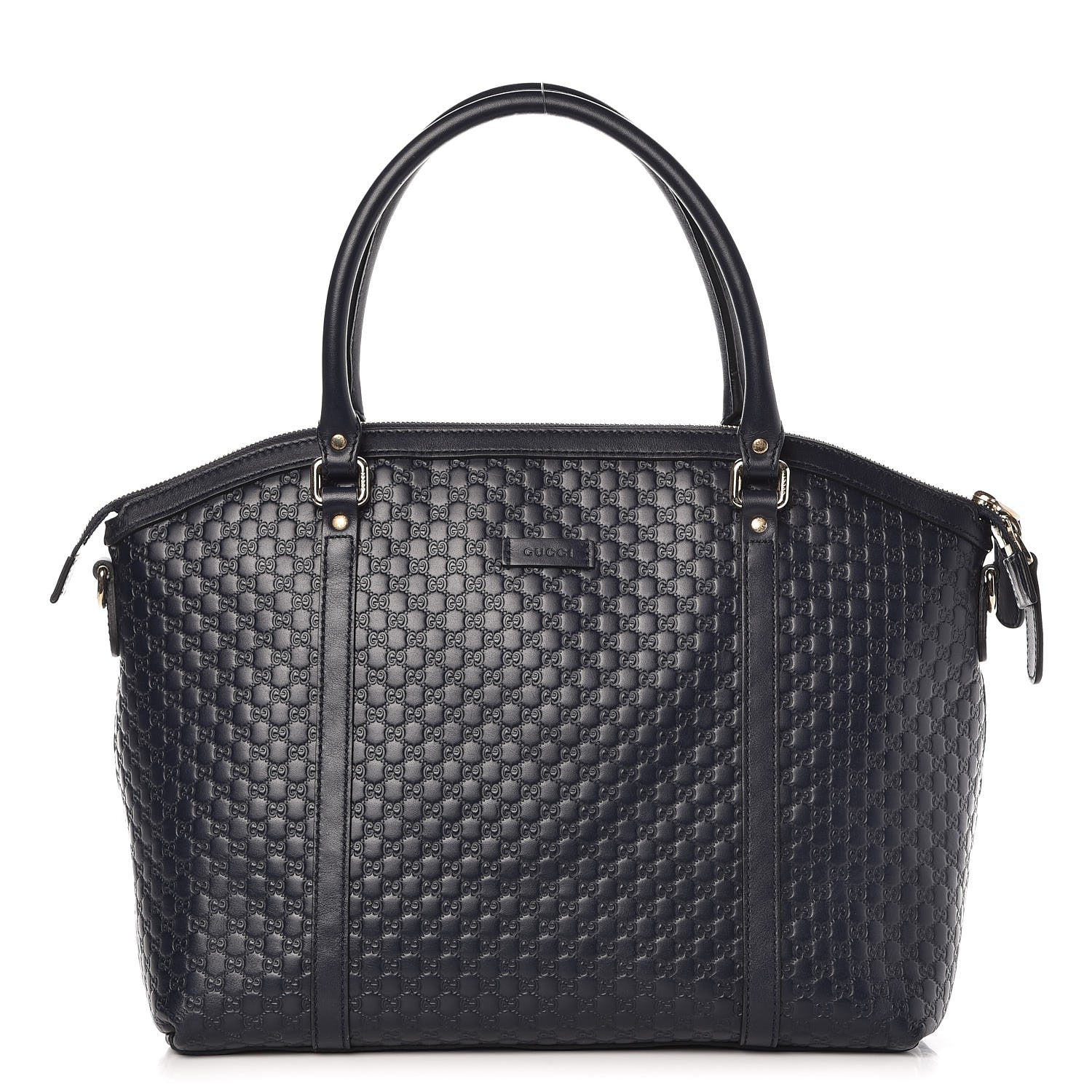 Gucci Soft Microguccissima Dome Satchel Navy 1 of 12