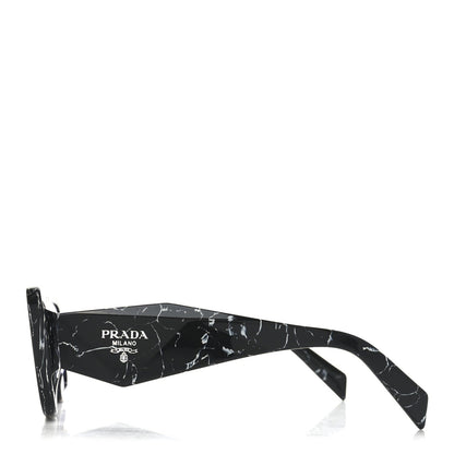 Prada Acetate Symbole Sunglasses SPR 08Y Havana Black White 3 of 7