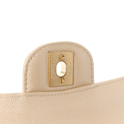 Chanel Metallic Caviar Quilted Small Double Flap Gold 7 of 12