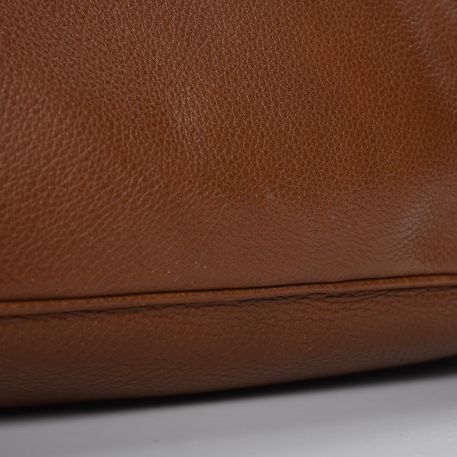 Gucci Pebbled Calfskin Large Ride Shoulder Bag Brown 10 of 10