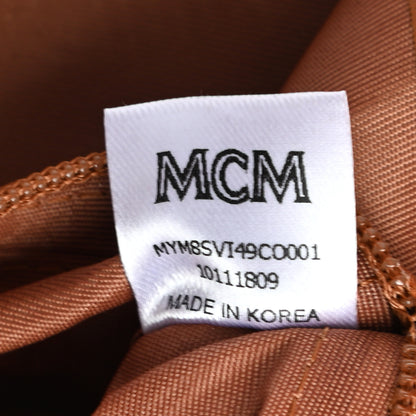 MCM Visetos Trifold Wallet Cognac 7 of 7