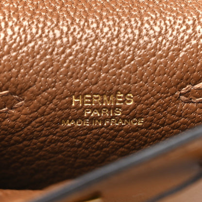 Hermes Tadelakt Mini Kelly Twilly Bag Charm Alezan 5 of 5