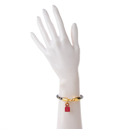 Louis Vuitton Monogram Multicolor Luck It Bracelet 17 Black 2 of 5