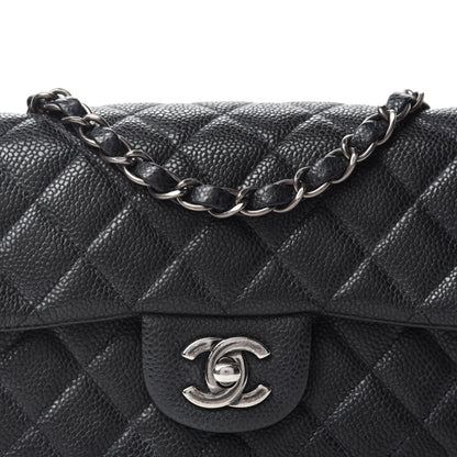 Chanel Caviar Quilted Mini Rectangular Flap Black 12 of 13