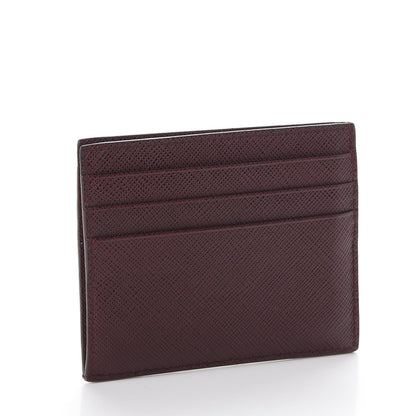 Prada Saffiano Card Case Granato Multicolor 3 of 7