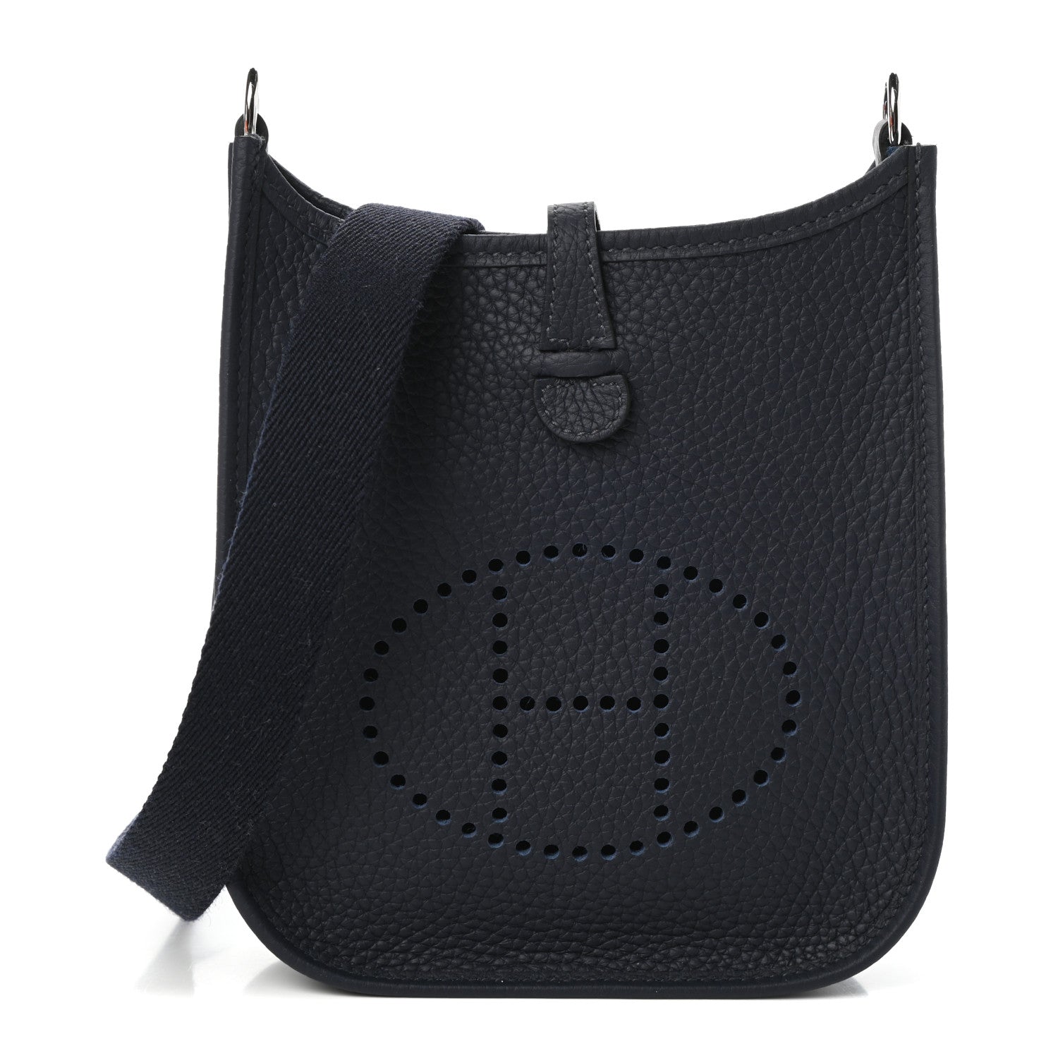 Hermes Taurillon Clemence Evelyne TPM Bleu Nuit 1 of 8