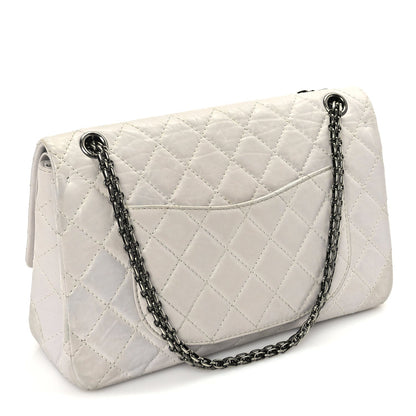 Chanel Aged Calfskin 2.55 Reissue 226 Flap  Ivory 2 of 9