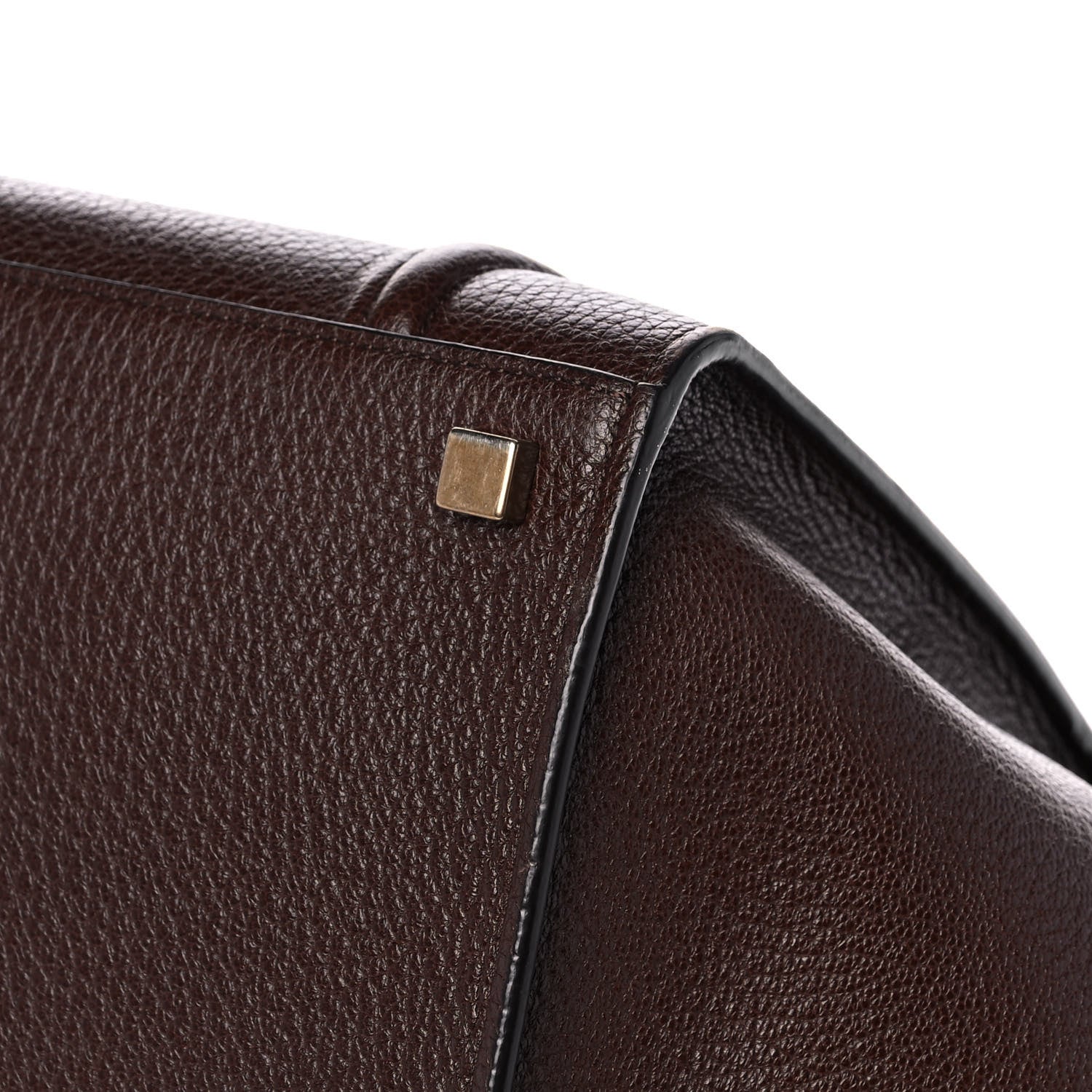 Celine Drummed Calfskin Medium Phantom Luggage Brown 11 of 12