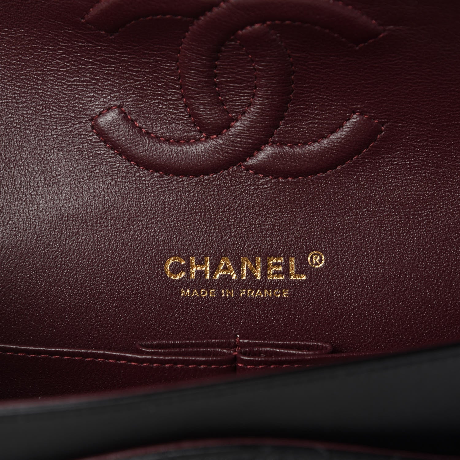 Chanel Lambskin Quilted Medium Double Flap Black 10 of 13