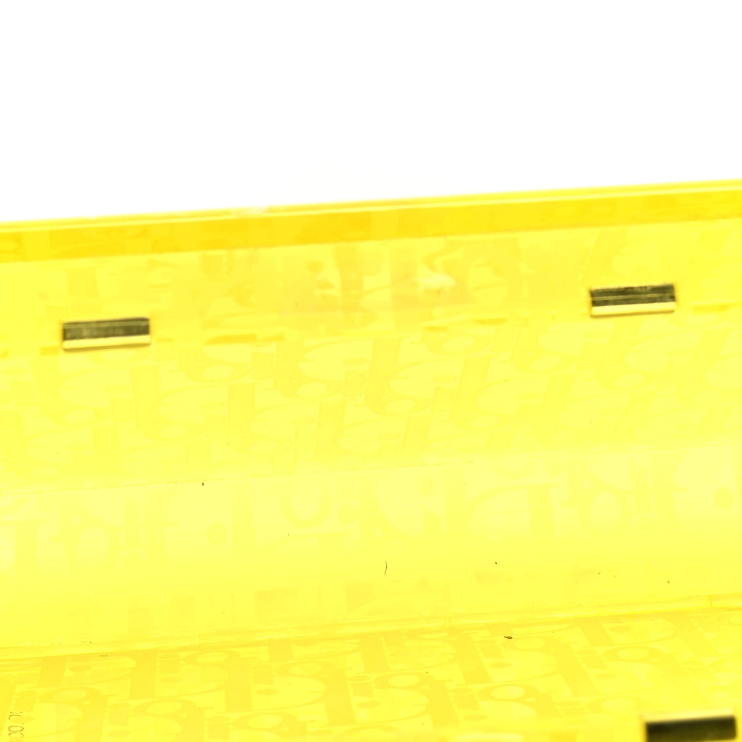 Christian Dior X RIMOWA Plexiglass Pouch Translucent Yellow 4 of 8