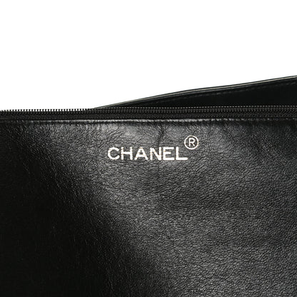 Chanel Lambskin CC Tote Black 5 of 14