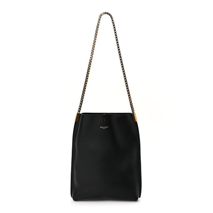 Saint Laurent Smooth Calfskin Small Suzanne Hobo Black 1 of 7