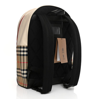 Burberry Econyl Vintage Check Kids Monogram Backpack Archive Beige 5 of 17