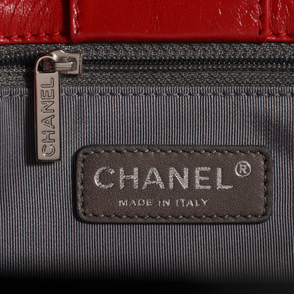 Chanel Lambskin Executive Cerf Shopper Tote Red 6 of 7