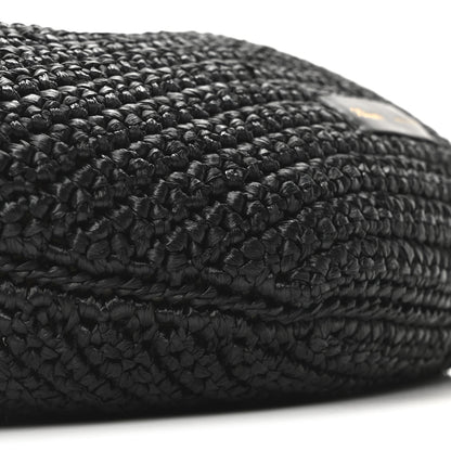 Khaite Raffia Olivia Hobo Black 8 of 9