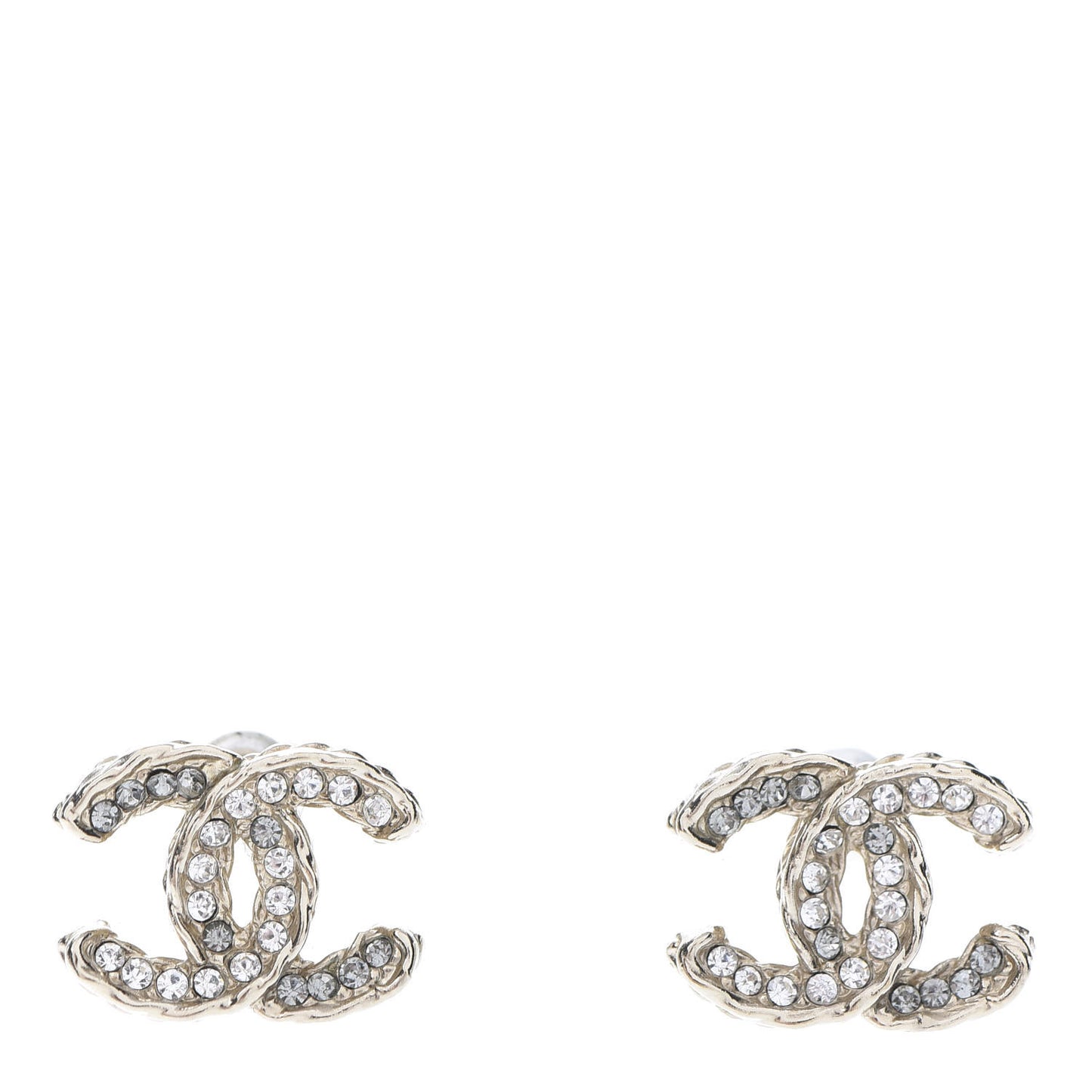 Crystal CC Earrings Gold
