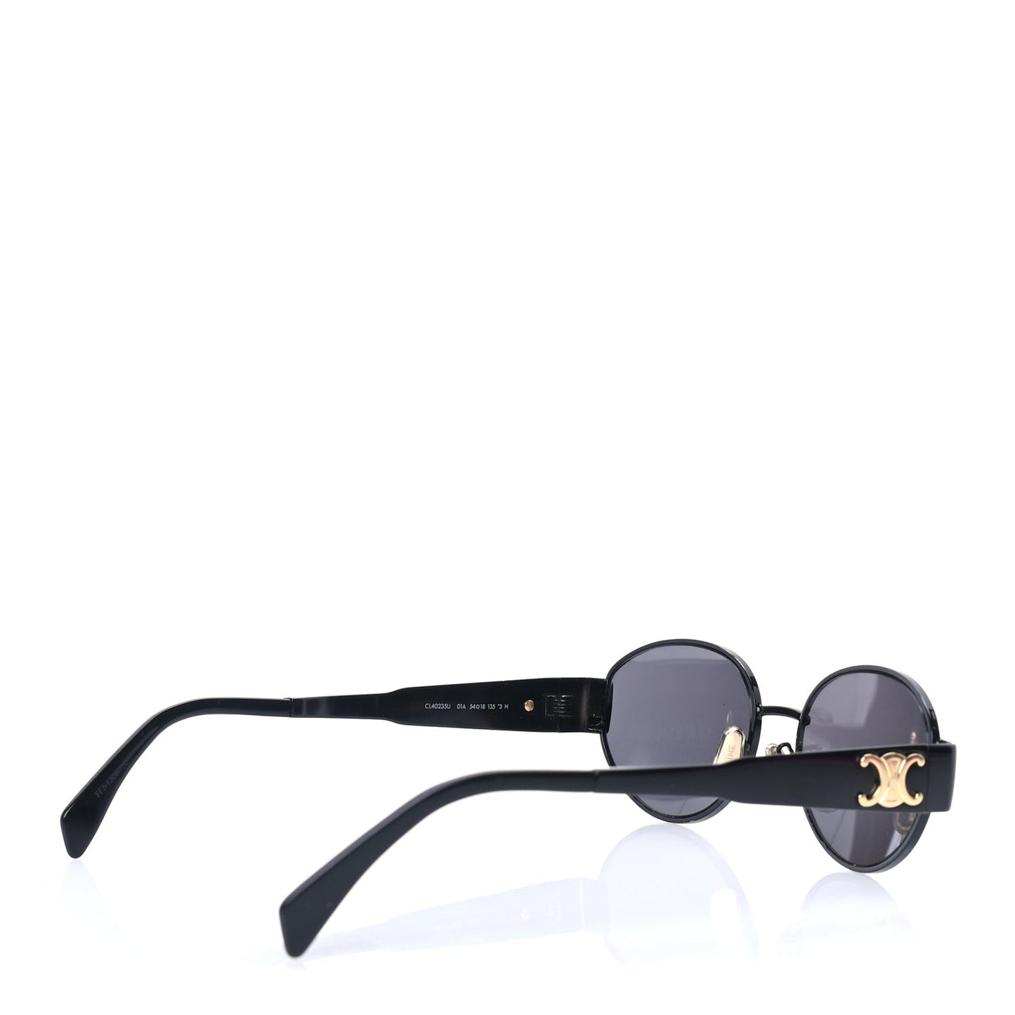 Metal Triomphe 01 Sunglasses CL40235U Black Smoke