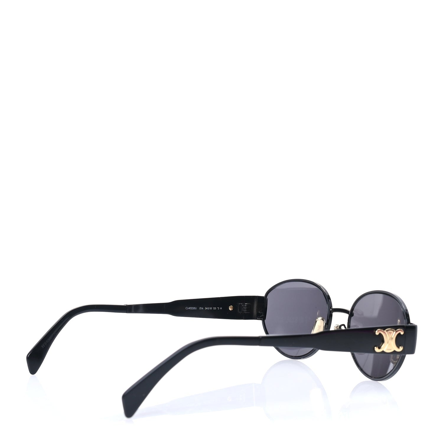 Celine Metal Triomphe 01 Sunglasses CL40235U Black Smoke 4 of 7