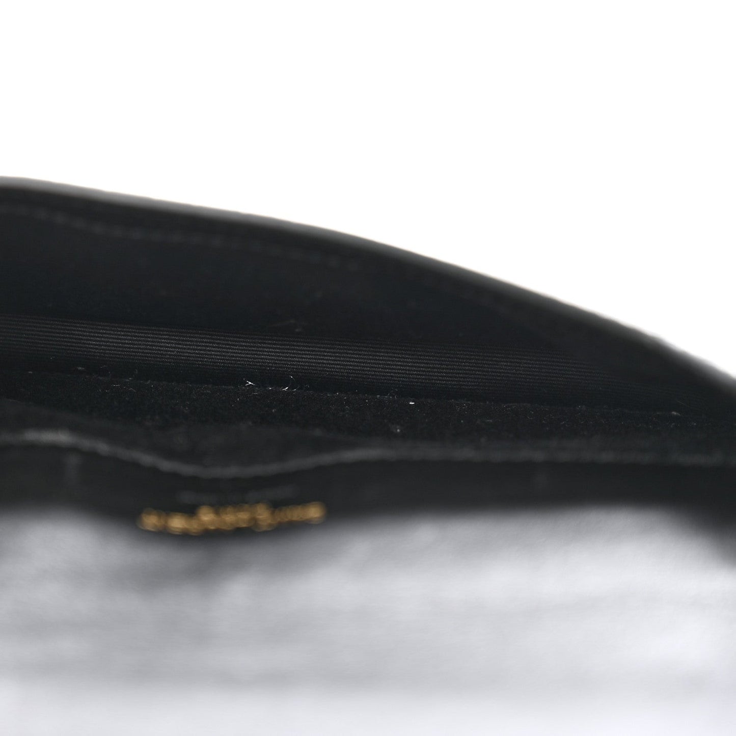 Crocodile Embossed Monogram Phone Holder Crossbody Black