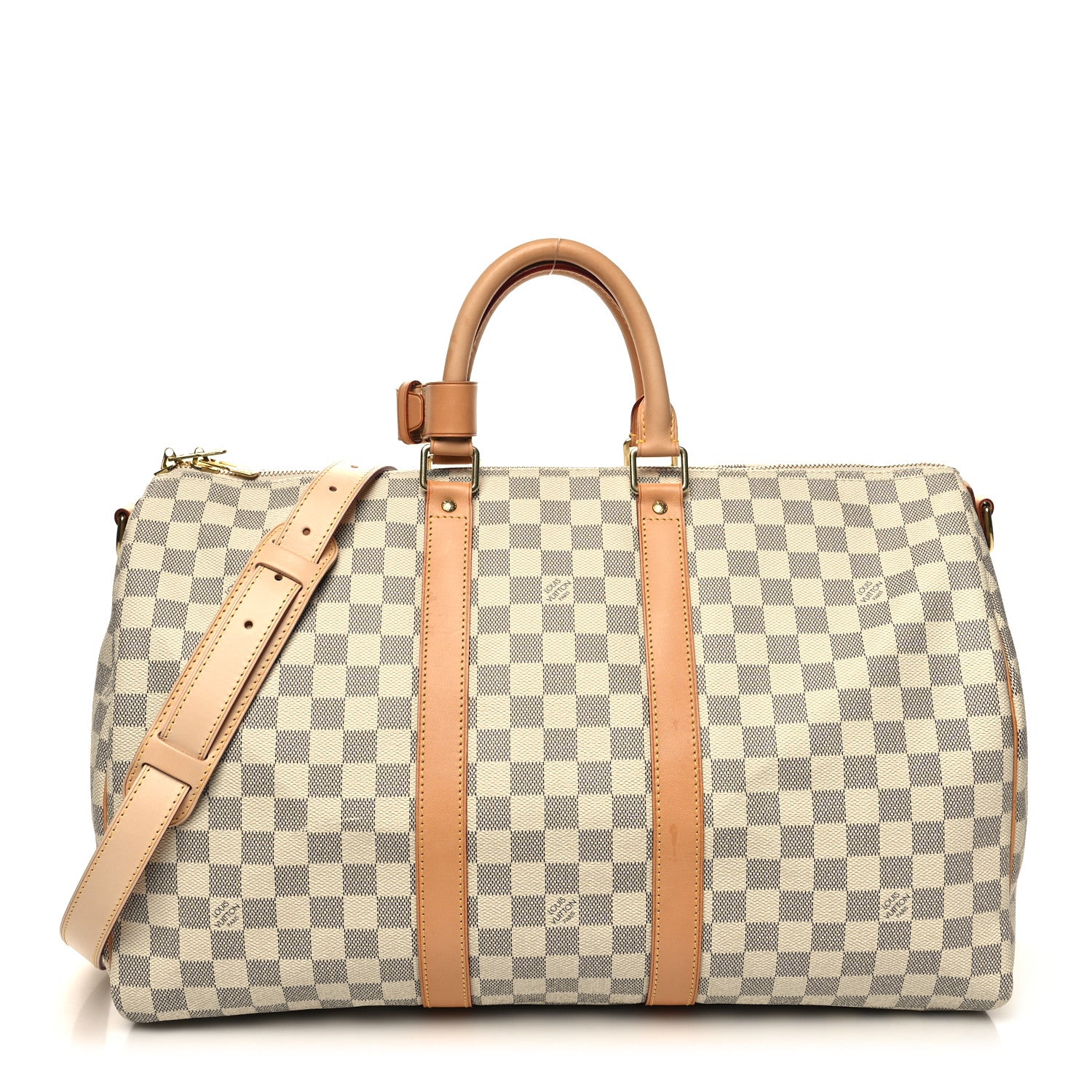Louis Vuitton Damier Azur Keepall Bandouliere 45 1 of 14