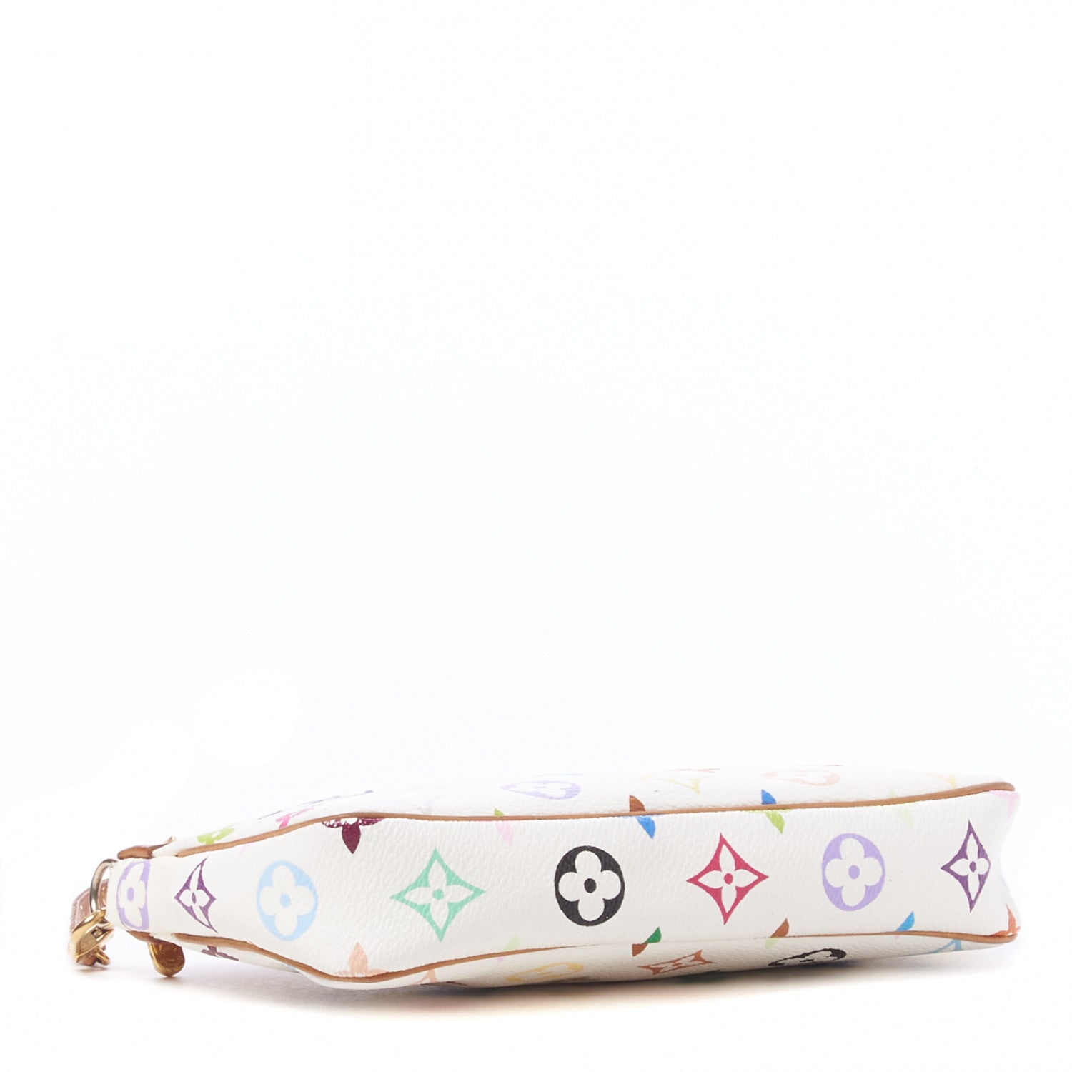 Louis Vuitton Monogram Multicolor Pochette Accessories White 3 of 7
