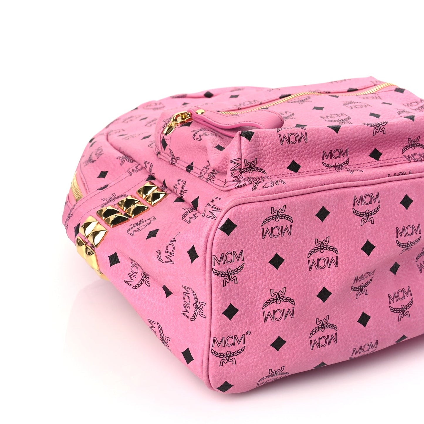 Visetos Medium Side Studs Stark Backpack Pink
