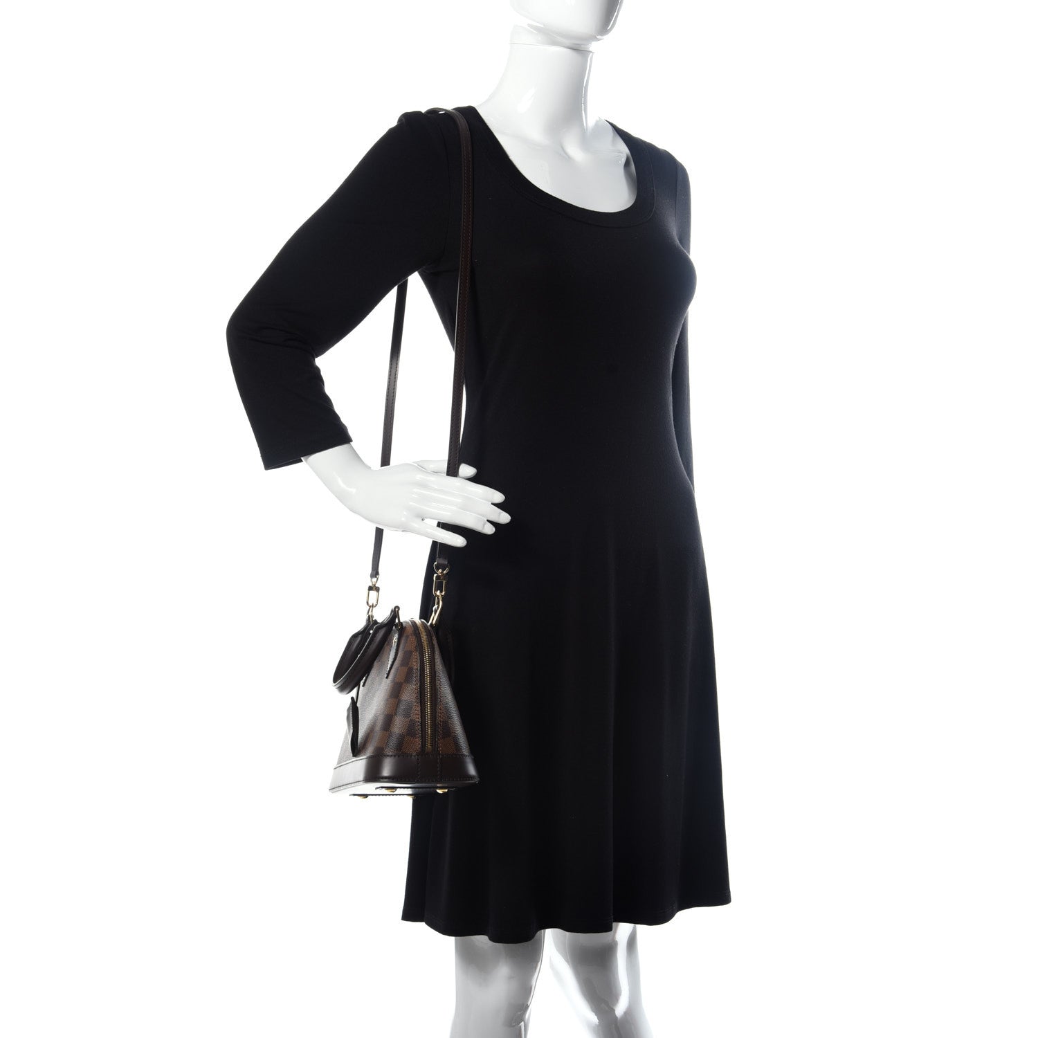 Louis Vuitton Damier Ebene Alma BB 2 of 26