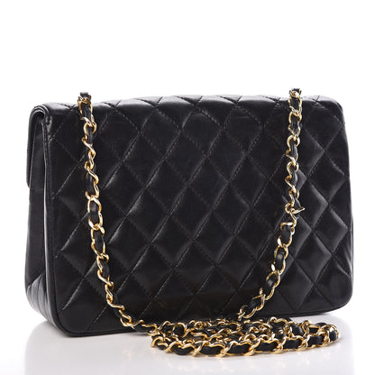 Chanel Lambskin Quilted Small Single Flap Black 3 of 11