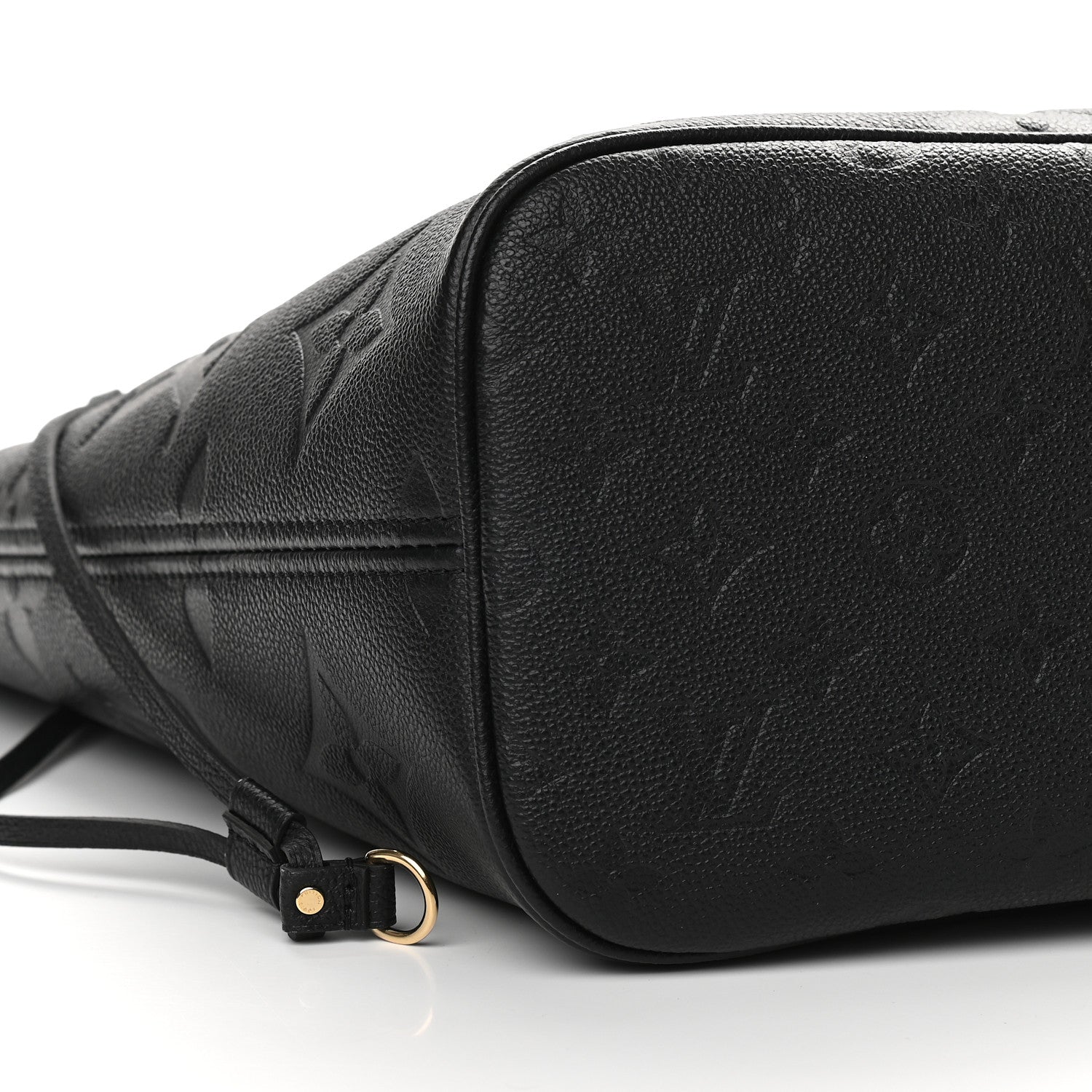 Louis Vuitton Empreinte Monogram Giant Neverfull MM Black 8 of 9