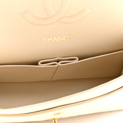 Chanel Lambskin Quilted Medium Double Flap Beige 5 of 13