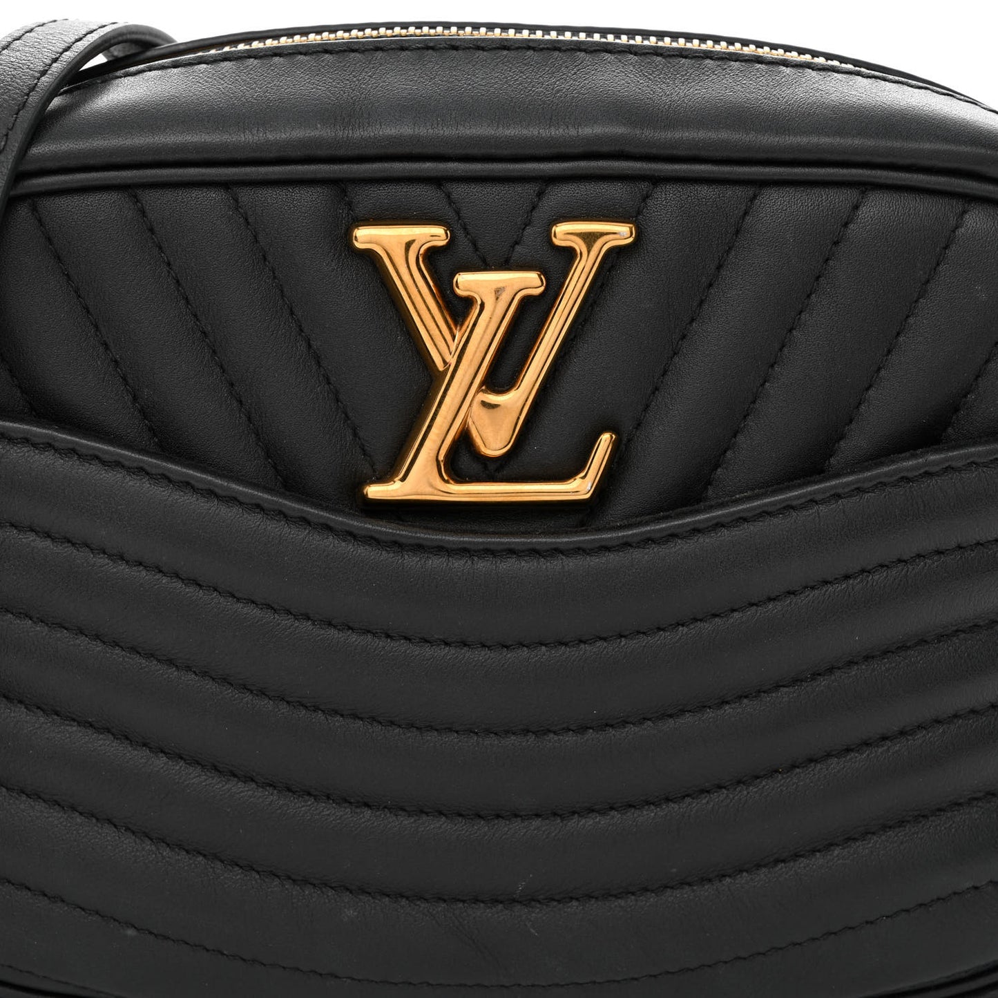Calfskin New Wave Camera Bag Black