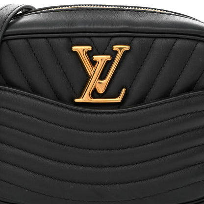 Louis Vuitton Calfskin New Wave Camera Bag Black 8 of 11