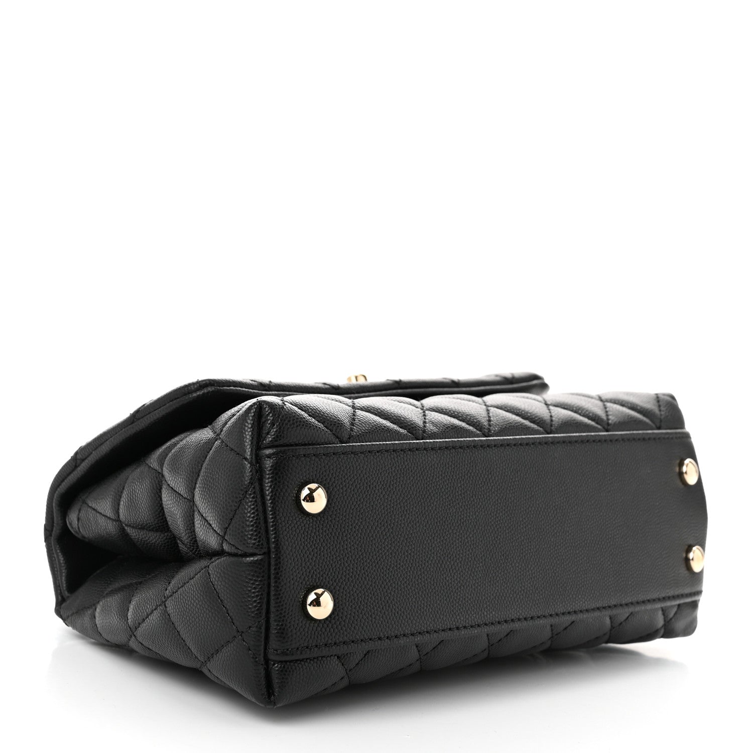 Chanel Caviar Quilted Mini Coco Handle Flap Black 4 of 10