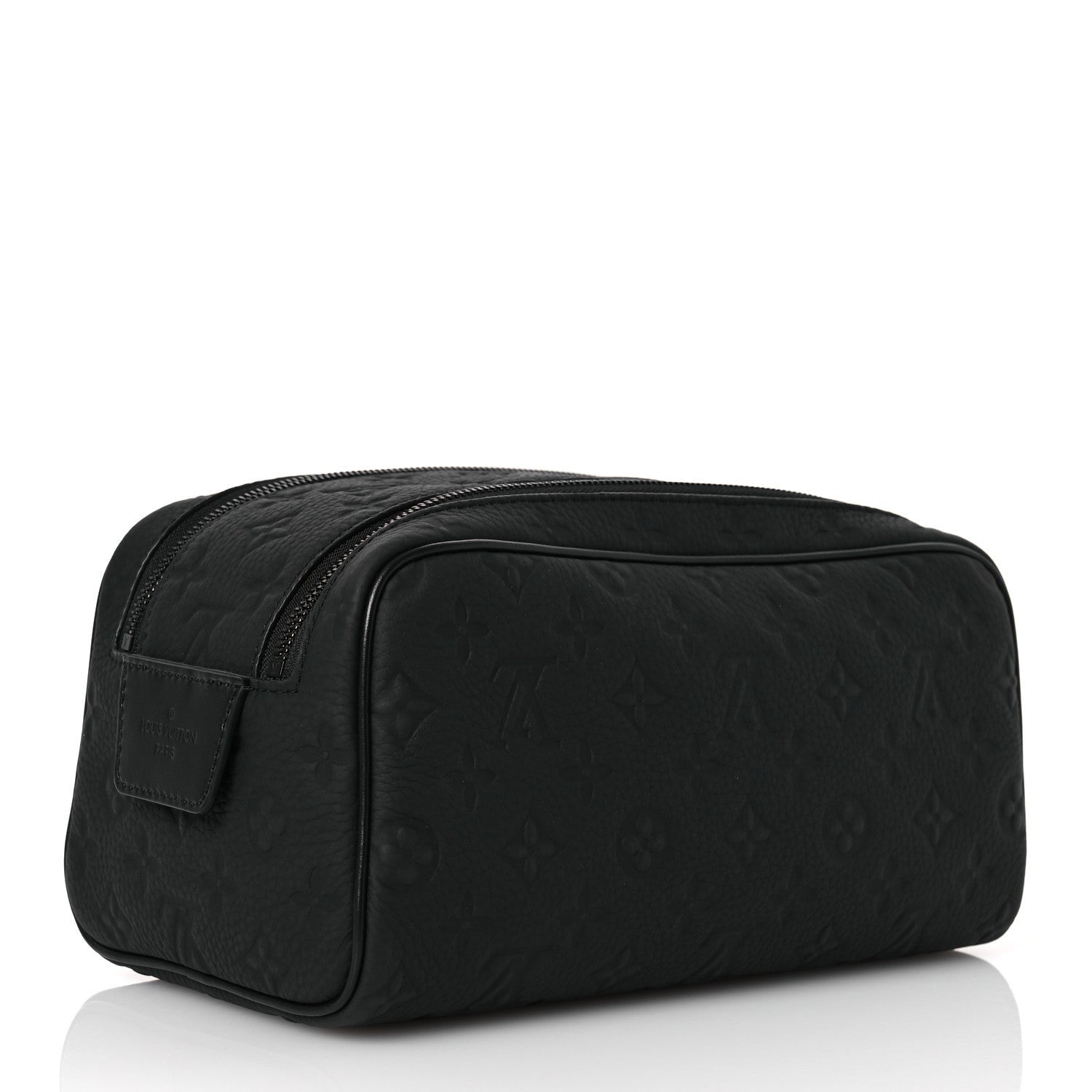Louis Vuitton Taurillon Monogram Dopp Kit Toilet Pouch Black 3 of 7