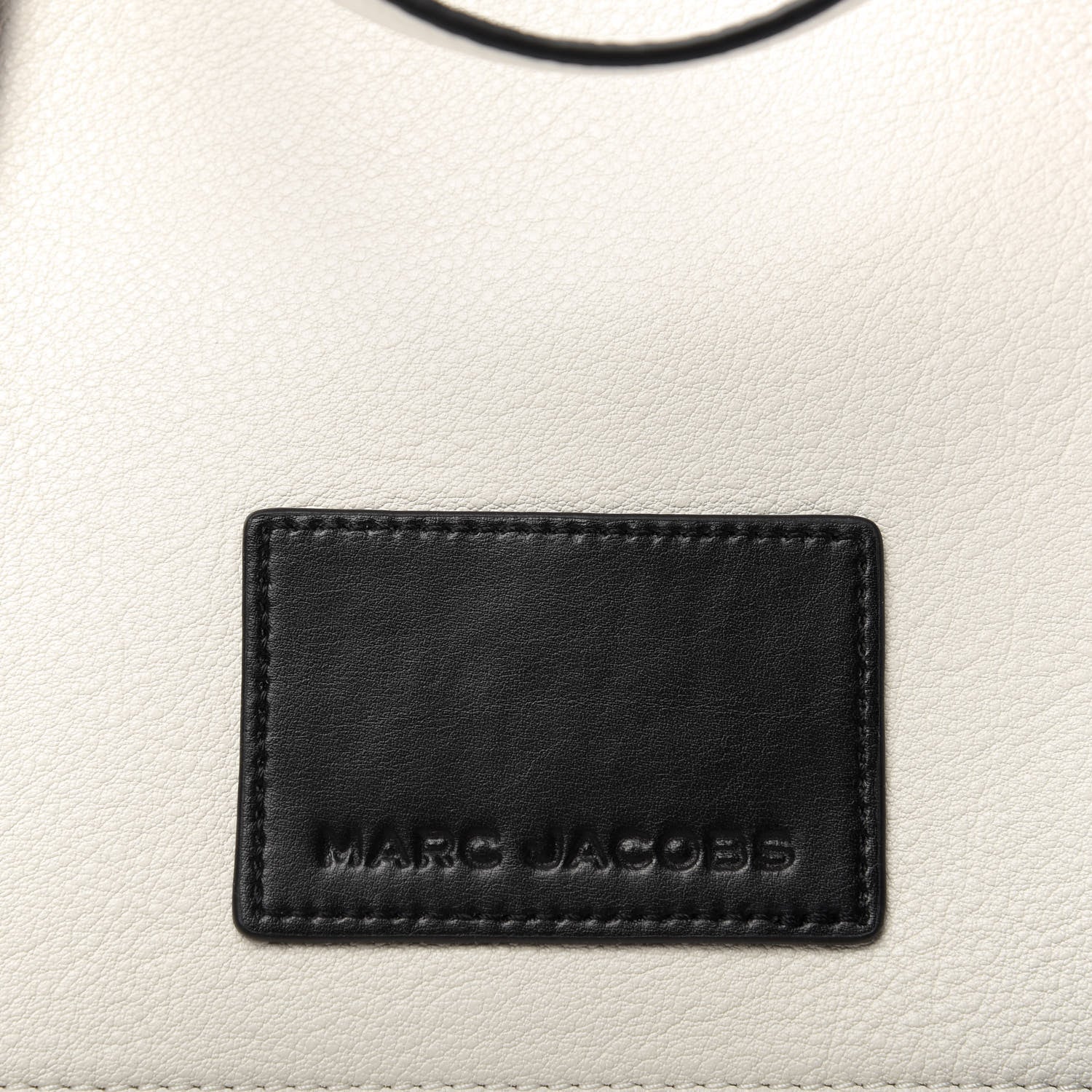 Marc Jacobs Grained Calfskin The Tag Tote White 8 of 9