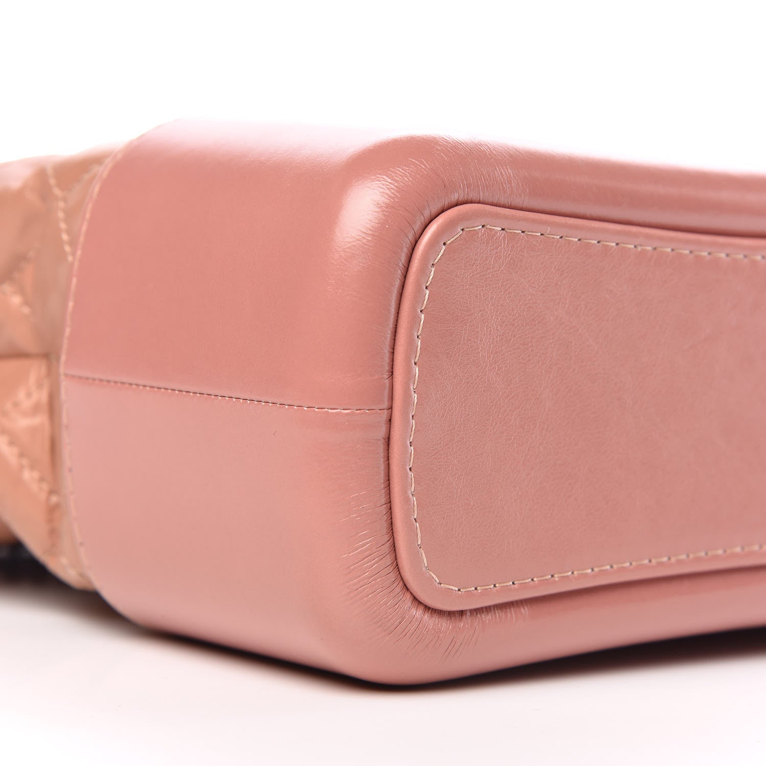Chanel Aged Calfskin Quilted Medium Gabrielle Hobo Pink 9 of 13