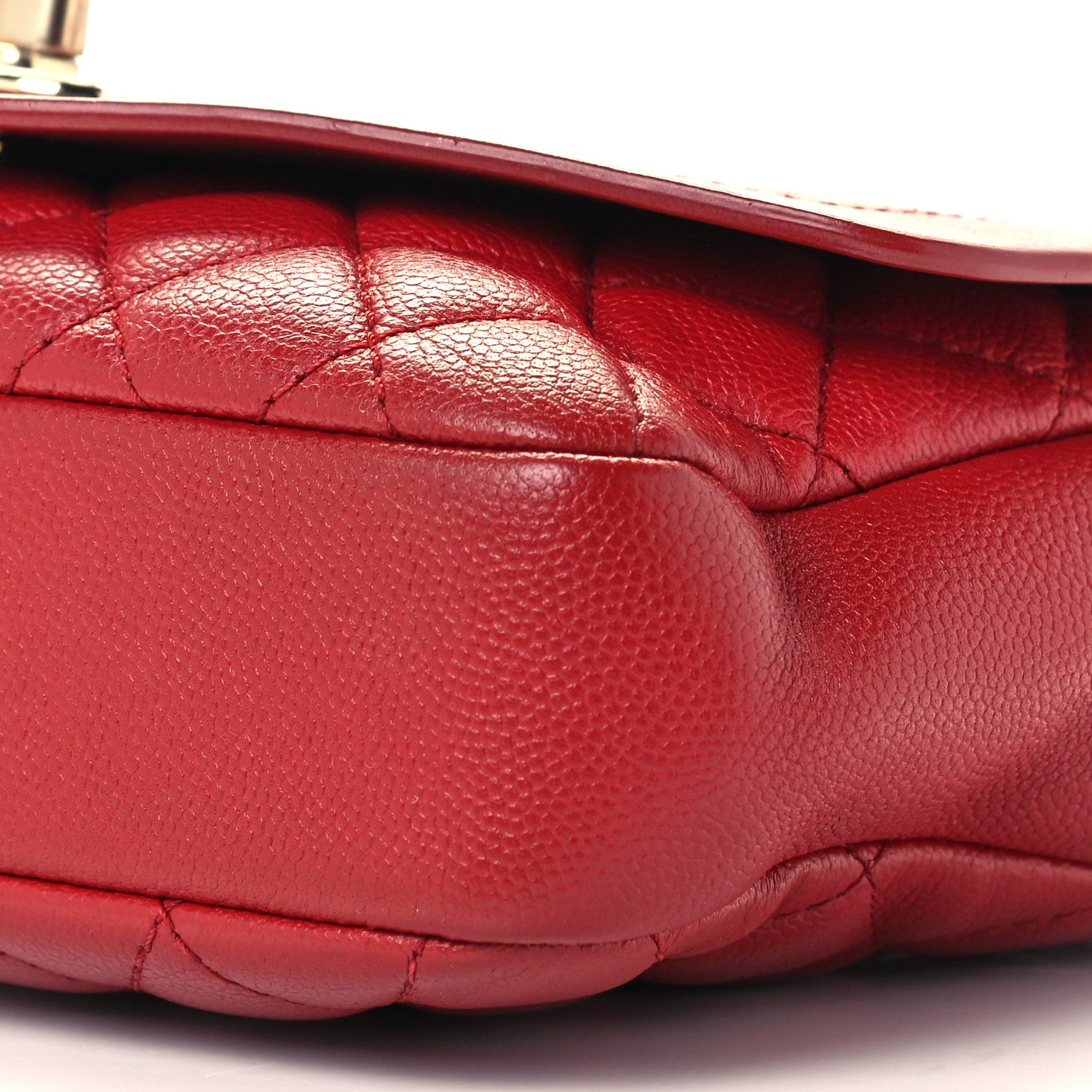 Chanel Calfskin Quilted Flap Red 11 of 11