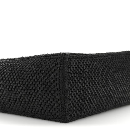 Loewe X PAULA'S IBIZA Raffia Font Tote Black 8 of 9