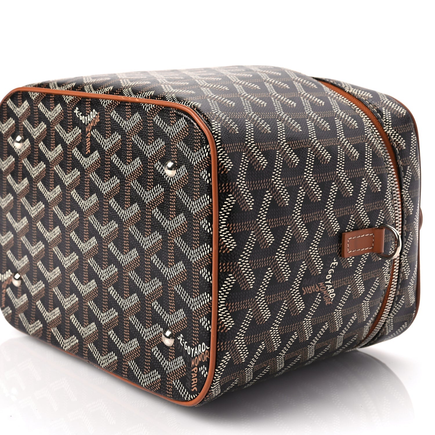 Goyard ine Muse Vanity Case Black Gold 8 of 8