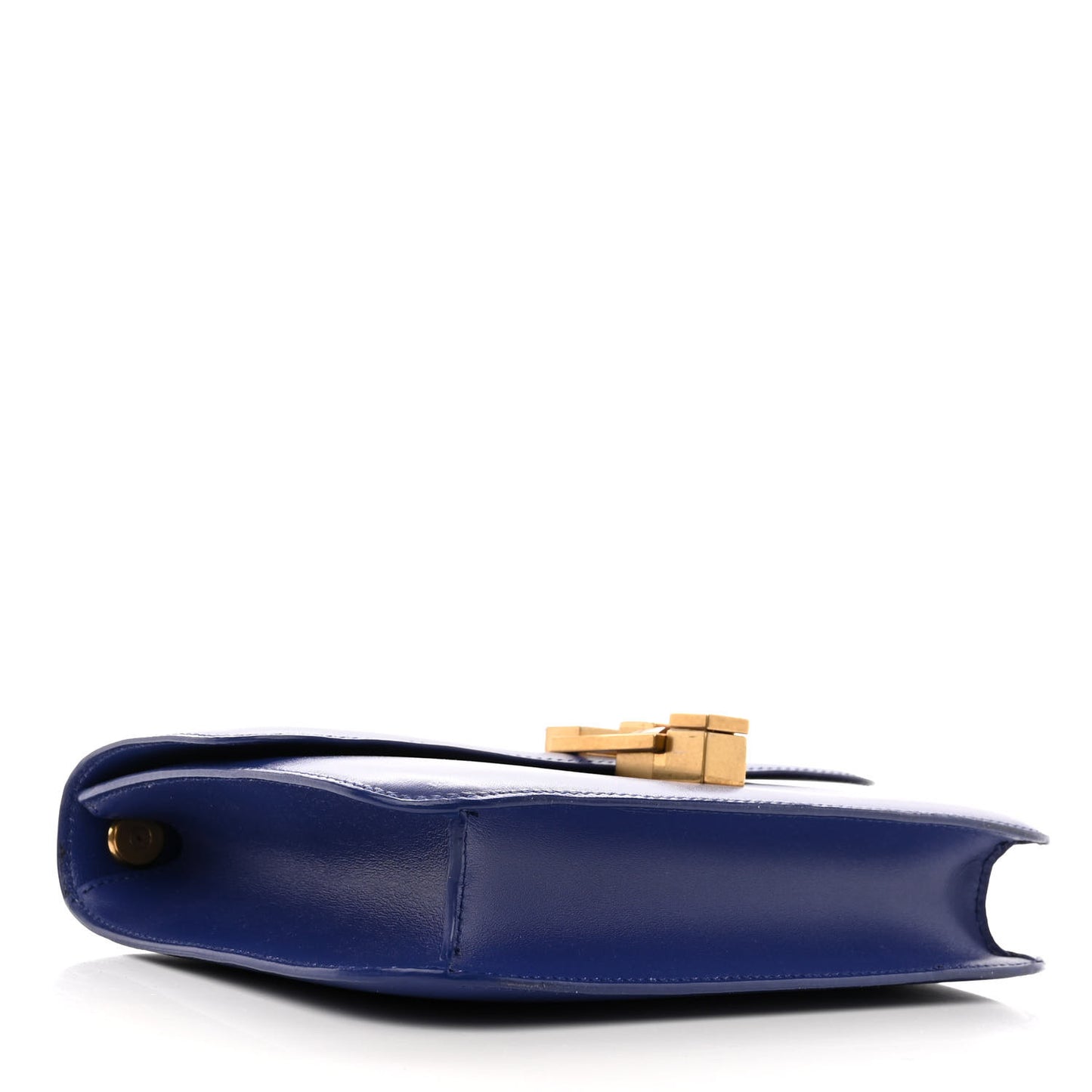 Box Calfskin Le Carre Satchel Blue