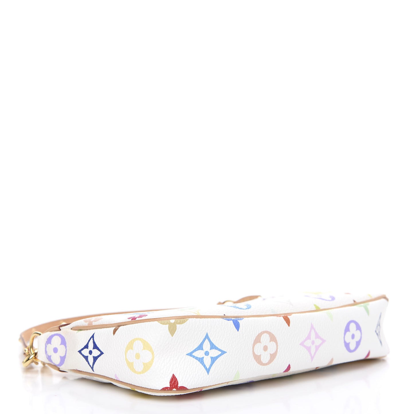 Monogram Multicolor Pochette Accessories White