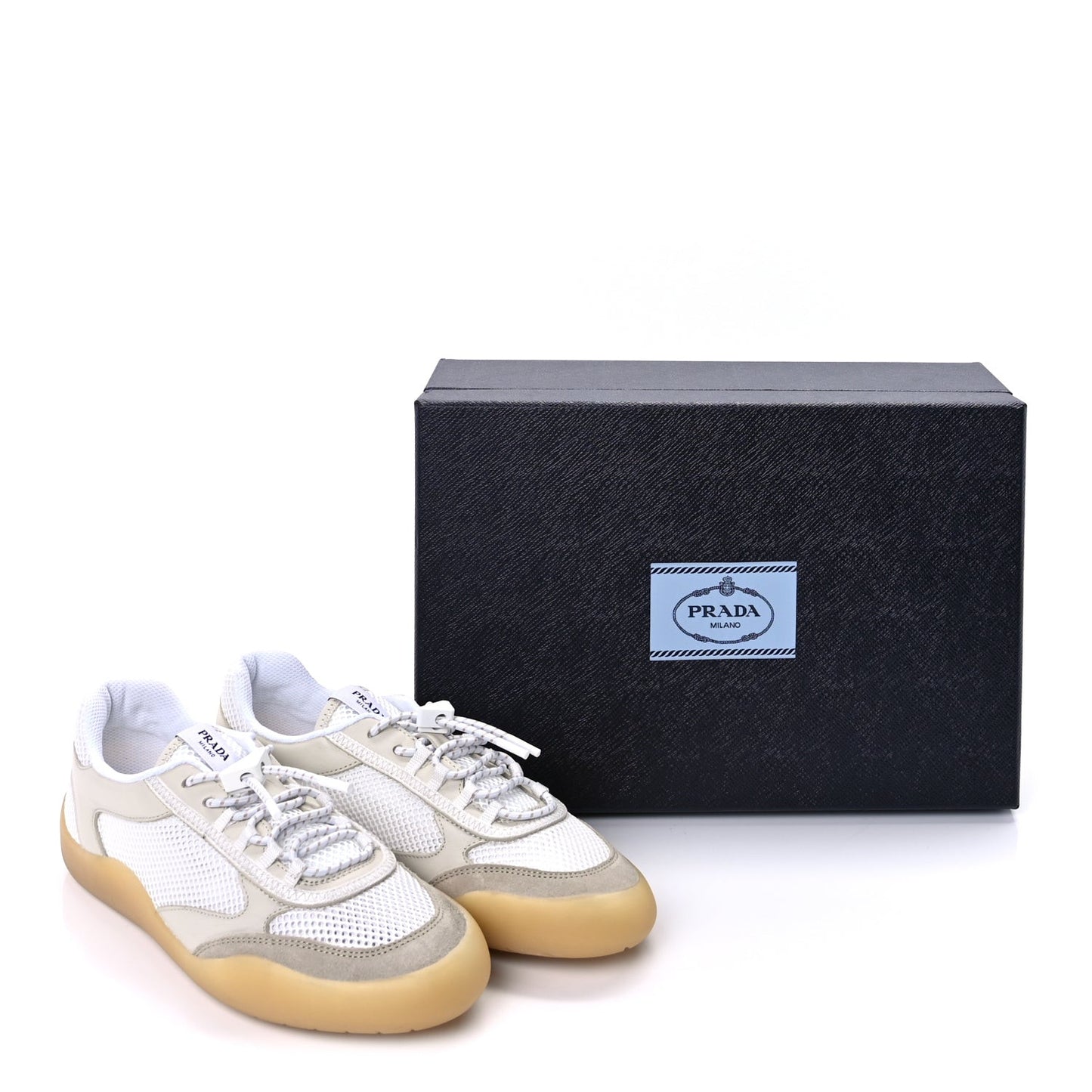 Mesh Rubber Speedrock Sneakers 37  Natural