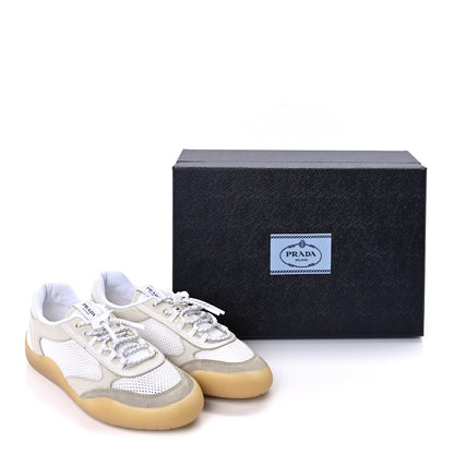 Prada Mesh Rubber Speedrock Sneakers 37  Natural 9 of 9
